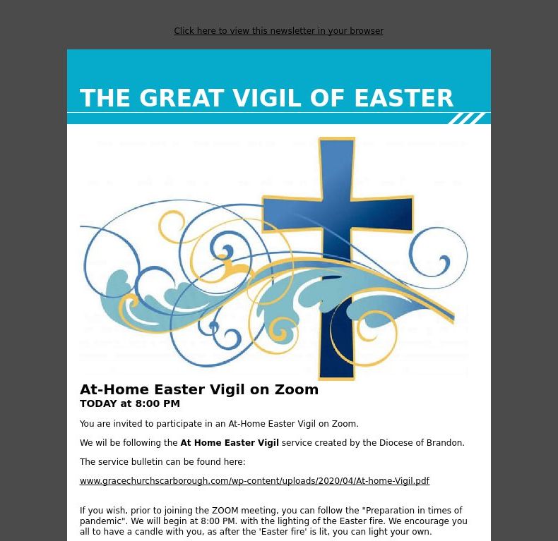The Great Vigil of Easter